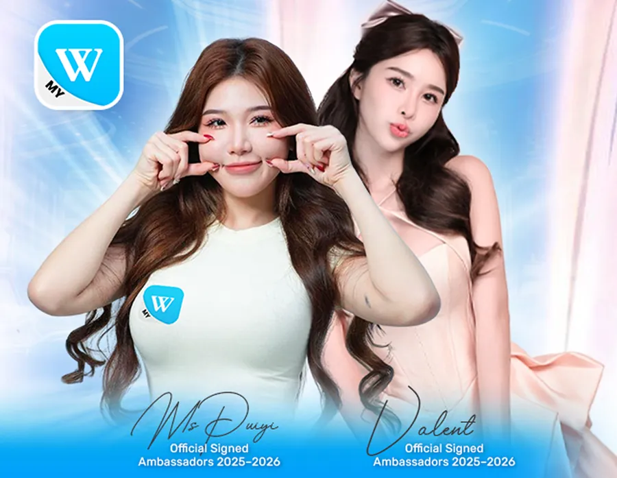 Ms Puiyi and DJ Valent, Winbox brand ambassadors 2025/2026