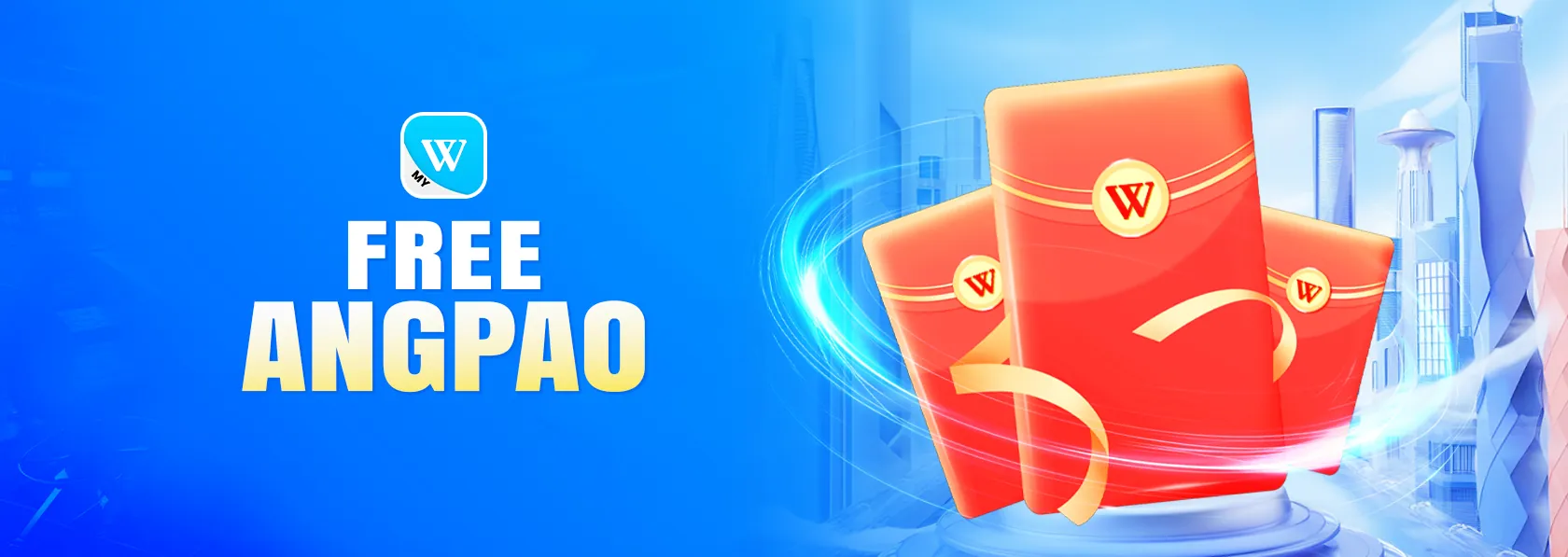 Free Angpao promotion banner