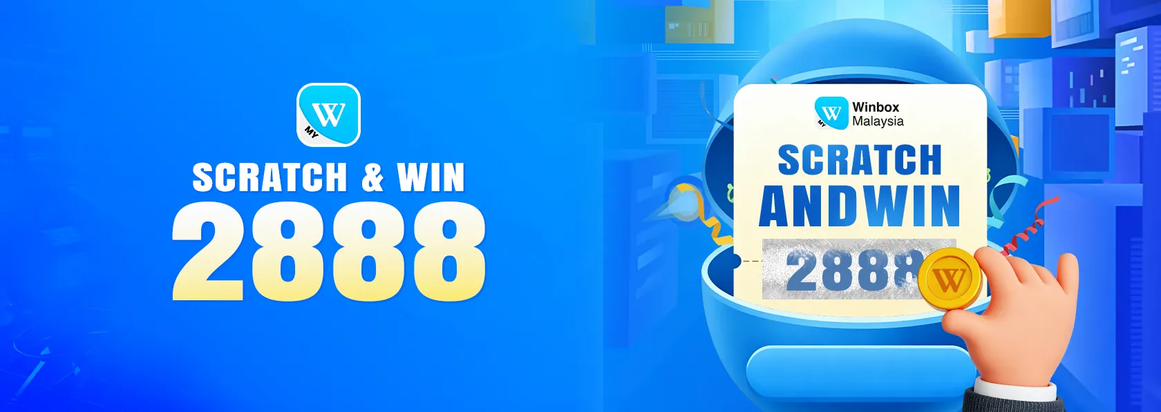 Scratch and Win 2888 promotion banner
