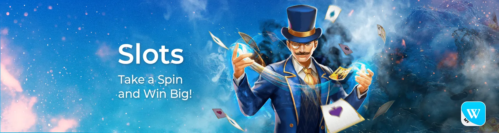 Slots Take a Spin banner at Winbox Malaysia