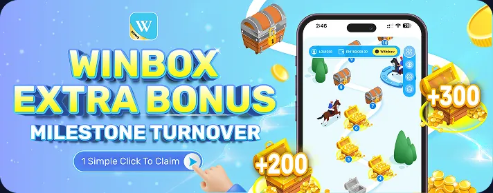 Winbox Extra Bonus Milestone Turnover event